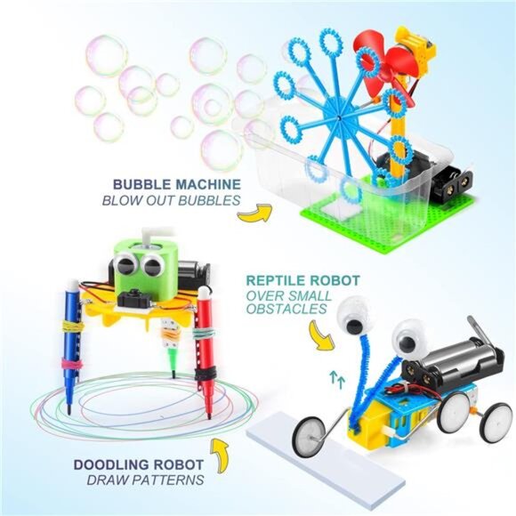 STEM Robotics Kit - 6 Set STEM Toys for Age 8-13 8-10, Kids Crafts for Girls - Picture 2 of 7